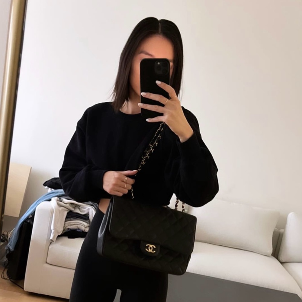 Chanel Jumbo Black Gold Brand new. Save on tax.